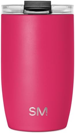 Simple Modern Travel Coffee Mug Tumbler with Flip Lid | Reusable Insulated Stainless Steel Cold Brew Iced Coffee Cup Thermos | Gifts for Women Men Him Her | Voyager Collection | 12oz | Berry Twist