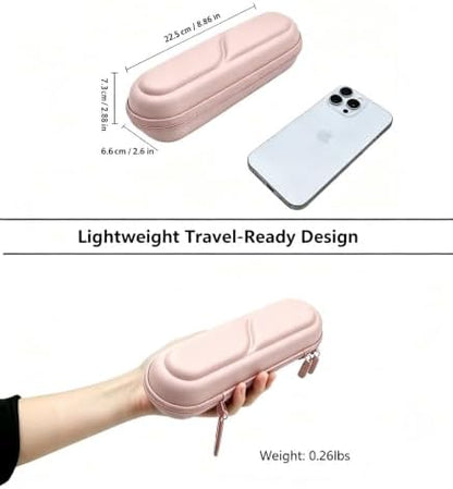 ProCase Toothbrush Travel Case for Oral-B/Oral-B Pro 1000 1500 5000 7000 7500 6000 9600/Philips Sonicare 4100 5100 1100 6100 5300 Oral-B iO Electric Toothbrush Portable Hard Container -Pink