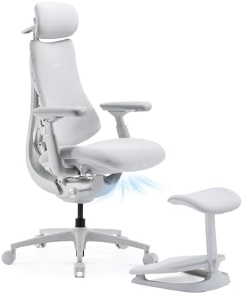 LiberNovo Omni PRO Dynamic Ergonomic Office Chair, Built-in Fan, 45cm