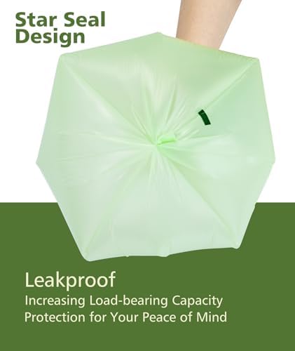 AYOTEE 150 Bags Compostable Trash Bags 3 Gallon Trash Bag, Compostable Bags