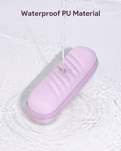 SQERO Electric Toothbrush Case for Oral-B Pro/iO/Philips Sonicare, Waterproof Traveling Toothbrush Storage Bag with Mesh Pocket Covers Protection