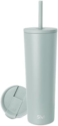 Simple Modern Iced Coffee Tumbler, Insulated | 28oz | Green