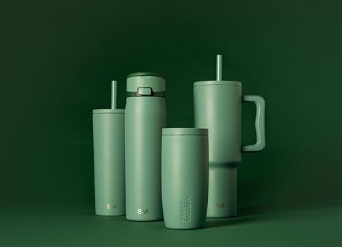 Simple Modern Travel Coffee Mug with Lid | 16oz | Green