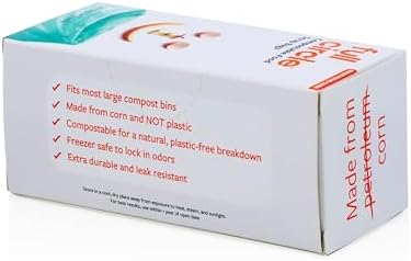 Full Circle Compostable Food Waste Bags 4 Gallon 25ct, Extra Thick