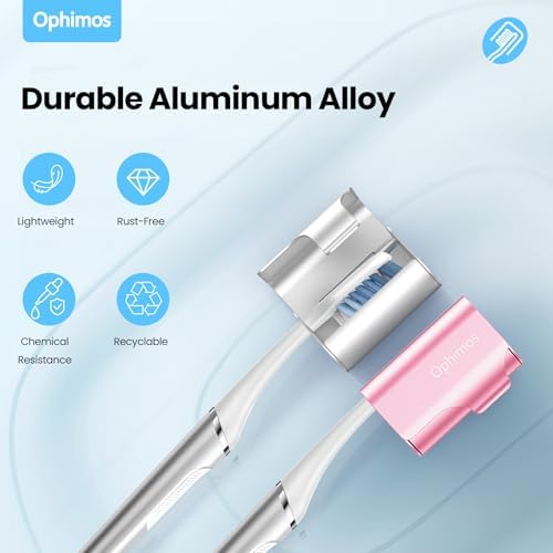 Aluminum Toothbrush Head Cover Cap,Travel Toothbrush Protector Case