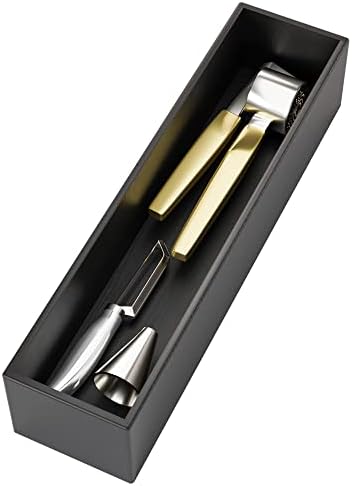 Black Bamboo Drawer Organizer 12"x 3", Utensil Holder for Kitchen Drawer