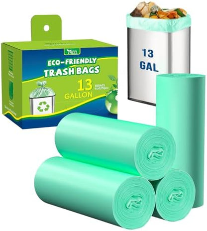 13 Gallon Tall Kitchen Trash Bags - Heavy Duty Leak-Resistant - 80 Count