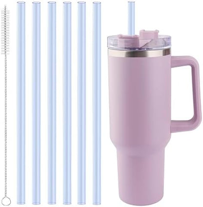 Joshey Replacement Straws for Stanley Quencher 40oz Tumbler, 6 Pack