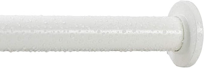 Ivilon Tension Curtain Rod - Spring Tension Rod for Windows or Shower, 24 to 36 Inch. Ivory