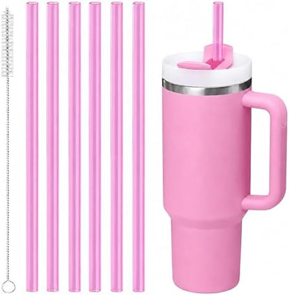Joshey Replacement Straws for Stanley Quencher 30oz Tumbler, 6 Pack