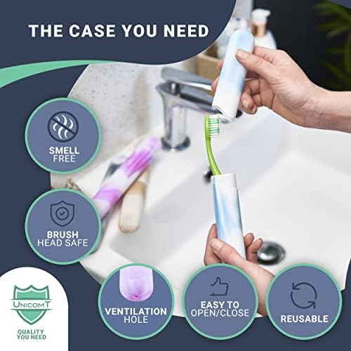Travel Toothbrush Case, Plastic Tooth brush Holder Travel Covers