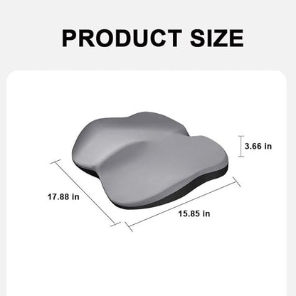 Adult Car Booster Seat Cushion, Memory Foam Car Seat Cushions for Driving, Non-Slip Automotive Seat Cushions for Sciatica & Lower Back Pain Relief