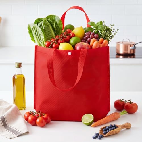 Paterr 100 Pcs Reusable Shopping Bags Bulk