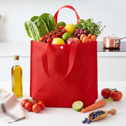Paterr 100 Pcs Reusable Shopping Bags Bulk