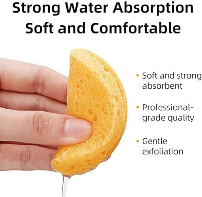 120-Count Compressed Facial sponges for Daily Facial Cleaning