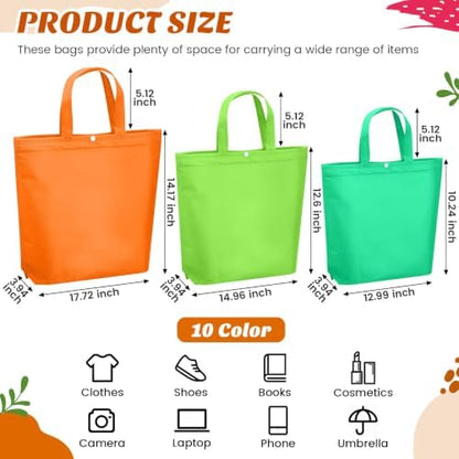Paterr 100 Pcs Reusable Shopping Bags Bulk