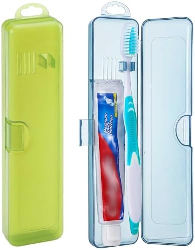 2 Packs Toothbrush Travel Case, Breathable Toothbrush Travel Holders