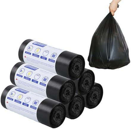 Handle Tie Compostable Food Scrap Bags For Counter Top Compost Bin, Small Compost Bags, 100 Count, 10 Liter Small Kitchen Food Scrap Waste Bags for Compost