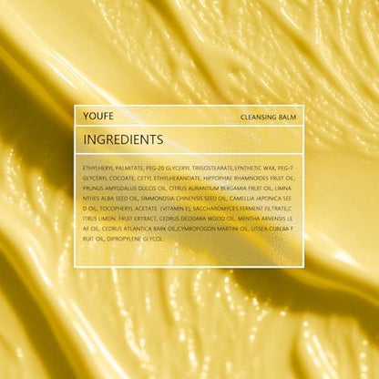 Vitamin E Cleansing Balm (3oz) – Removes Waterproof Makeup & SPF