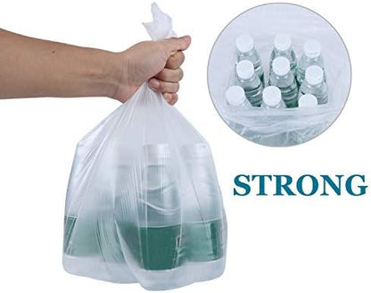 Inwaysin Mini Garbage Bags - 1.2 Gallon Compost Trash Can Liners, 125 Count White