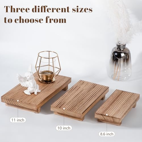 Bathroom Tray Farmhouse Decor Kitchen Soap Holder, 8.7"*3.6" Brown