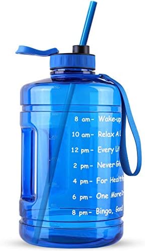 Extra Long 14.5 Inch Reusable Silicone Straws for Wine Bottle,1 Gallon/128 64 75 OZ Water Bottle,Mugs,1/Half Gallon Hydro Water Jug, Flexible Tall Giant Big Gallon Jug Drinking Straw With Brush-8 Pack