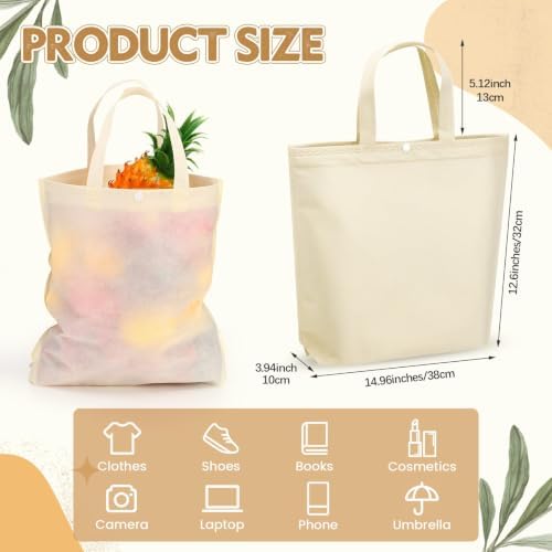 Paterr 100 Pcs Reusable Shopping Bags Bulk