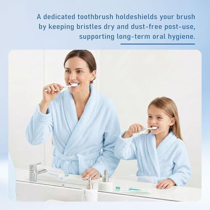 Travel Toothbrush Holder, Transparent (4-Pack)