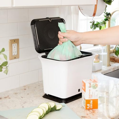 Full Circle Compostable Food Waste Bags 2.5 Gallon 25ct, Extra Thick