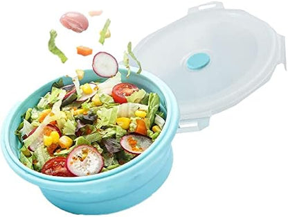 Collapsible Containers with Lid 27OZ Foldable Bowl 800ml