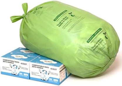 Compostable Bags, 13 Gallon, 128 Count, 49.2 Liter