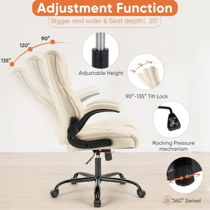 Sweetcrispy Heavy Duty Office Chair, Gaming Desk Chair 2 Pack