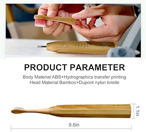 Electric Bamboo Toothbrush Sonic Toothbrush