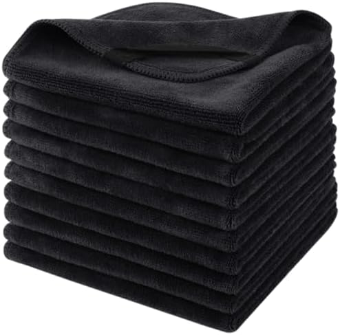 SINLAND Microfiber Facial Cloths Fast Drying Washcloth 12inch x 12inch Absorbent Face Wash Cloth Soft Makeup Remover Cloths