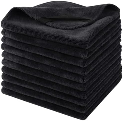 SINLAND Microfiber Facial Cloths Fast Drying Washcloth 12inch x 12inch Absorbent Face Wash Cloth Soft Makeup Remover Cloths