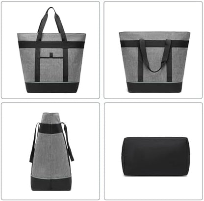 Insulated Cooler Bag Reusable Grocery Tote Bags Transport Large Lunch Box for Women