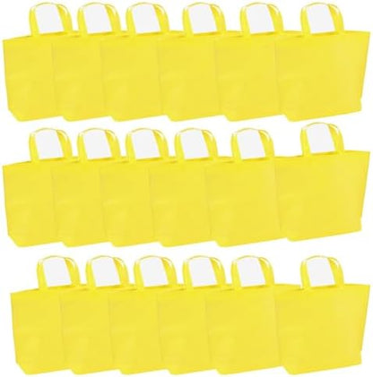 36-Pack Tote Bags Multipurpose Reusable Grocery Bag (yellow Colo 36pack)