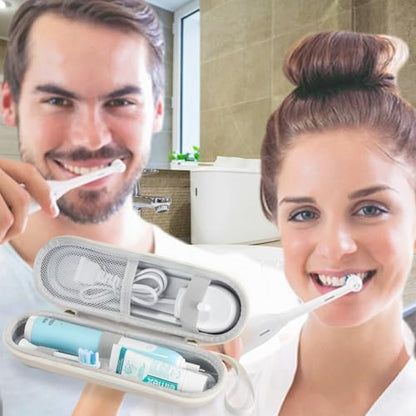 Toothbrush Travel Case for Oral B/Oral-B Pro 1000 1500 5000 7000 & Philips Sonicare 4100 1100 5300 5100 6100/iO Electric Toothbrush, Hard Protective Storage Bag (Starlight-2)