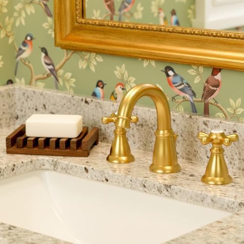 TIESOME 2 Pack Teak Soap Dish, Wooden Soap Holder, Natural Teak