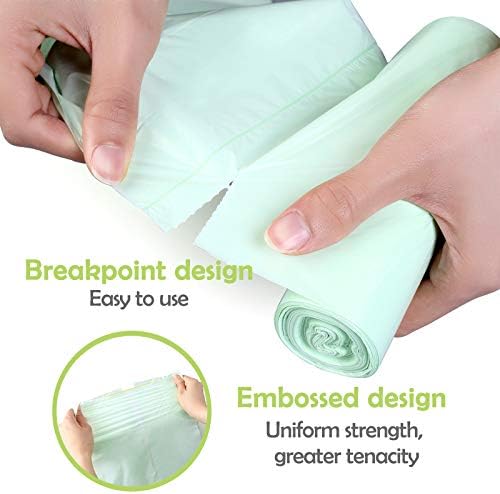 8 Gallon Medium Trash Bags - Strong Leak-Resistant - 120 Count Unscented
