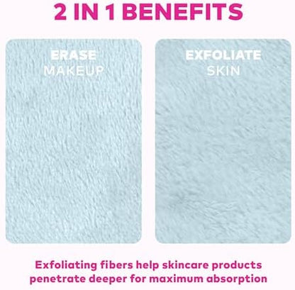 The Original MakeUp Eraser 7-Day Set, Erase All Makeup With Just Water, Including Waterproof Mascara, Eyeliner, Foundation, Lipstick, Sunscreen, and More! Hello Kitty Skiing, 7ct