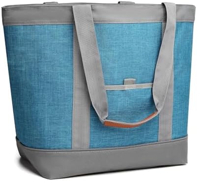 Insulated Cooler Bag Reusable Grocery Tote Bags Transport Large Lunch Box for Women