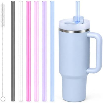 Joshey Replacement Straws for Stanley Quencher 30oz Tumbler, 6 Pack