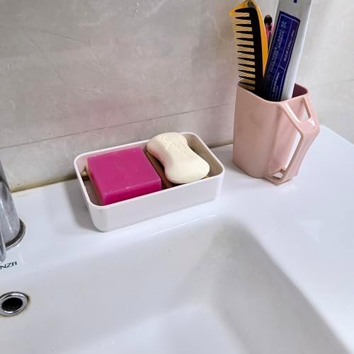 Soap Dish, Bathroom Self-Draining Soap Dish Holder for Shower
