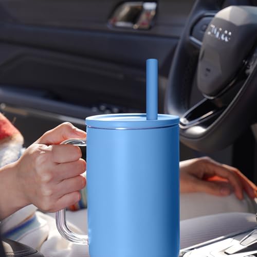Tomorotec 15PCS Silicone Drinking Straws Fit for Stanley 40oz 30oz Tumbler