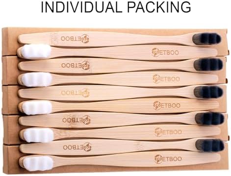 Extra Soft Bristles Bamboo Toothbrushes 10Pack