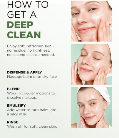 EITHER& PAPHA One-Shot Cleansing Balm, Makeup Remover, Oil Cleanser
