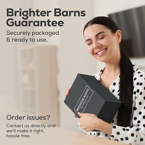Amber Glass Hand and Dish Soap Dispenser Set by Brighter Barns - Kitchen Soap Dispenser Set with Tray - Bamboo Pump Bottles for Kitchen Sink - Modern Home Decor, Neutral Decor for Airbnb, Gift (Amber)