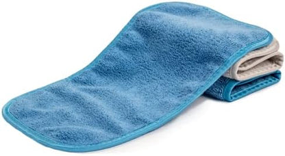 S&T INC. Always Off Reusable Makeup Remover cloths, 6” X 12”, Solid and Print, 3 Pack