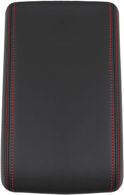 Center Console Cover Compatible with 2025 Subaru Forester Armrest Box Cover Car Interior Accessories Arm Rest Cushion Pad Waterproof Anti Slip Stain Resistant RED Stitching